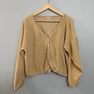 DONNI. Brushed Terry Cardigan